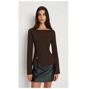 Reformation Nicola Knit Top Size Small